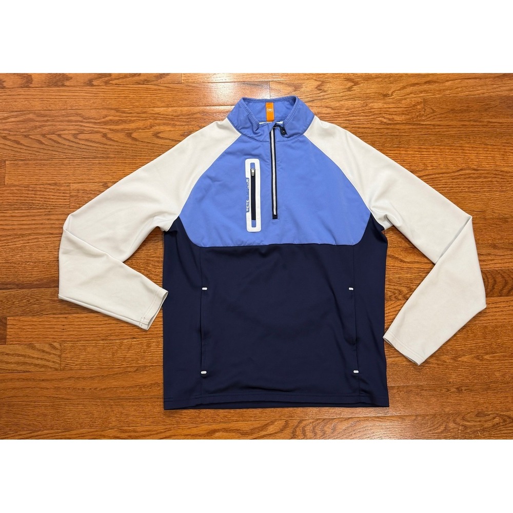 Peter Millar Hyperlight Weld Hybrid 1/2 Zip Jacket Mens Small Performance Golf